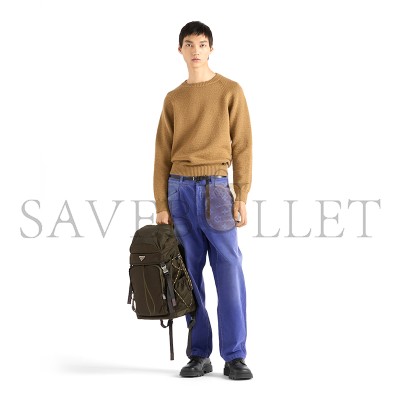 PRADA SPEEDROCK RE-NYLON AND LEATHER BACKPACK 2VZ123 (46*28*22cm) PRADA SPEEDROCK RE-NYLON AND LEATHER BACKPACK 2VZ123 (46*28*22cm)